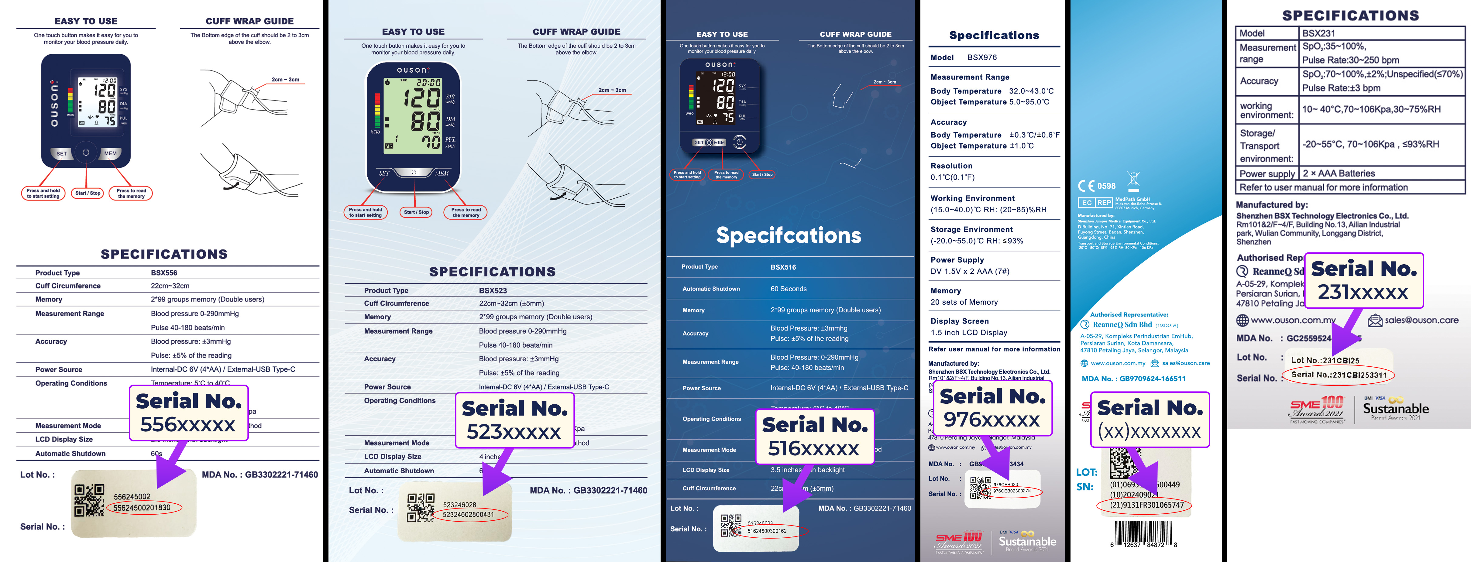 Where to find your Serial Number